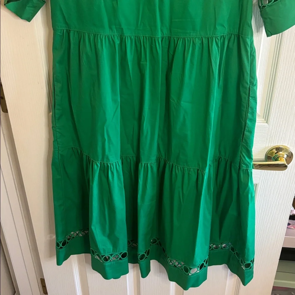 JOAN‎ RIVERS | Bright, kelly green dress, small, short sleeve - EUC - Picture 7 of 7